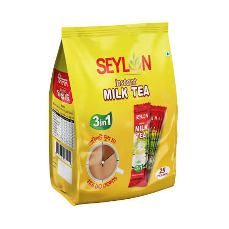 Seylon Instant Milk Tea 3 in 1 Stick Pouch 25 pcs